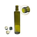 Manufacturer Customized 250ml 500ml 750ml Round Square Dark Green Olive Oil Glass Bottle Kitchen Glass Cooking Olive Oil Bottle